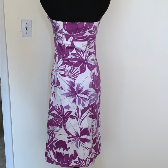 Willi Smith Purple and White Floral Dress - Picture 2 of 3
